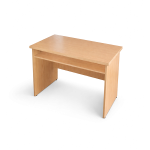 Computer table with shelf