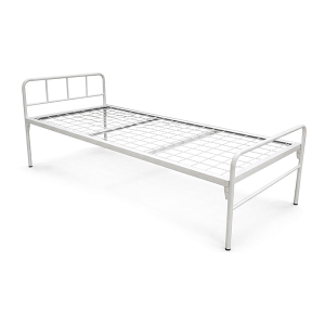Hospital bed with adjustable headrest